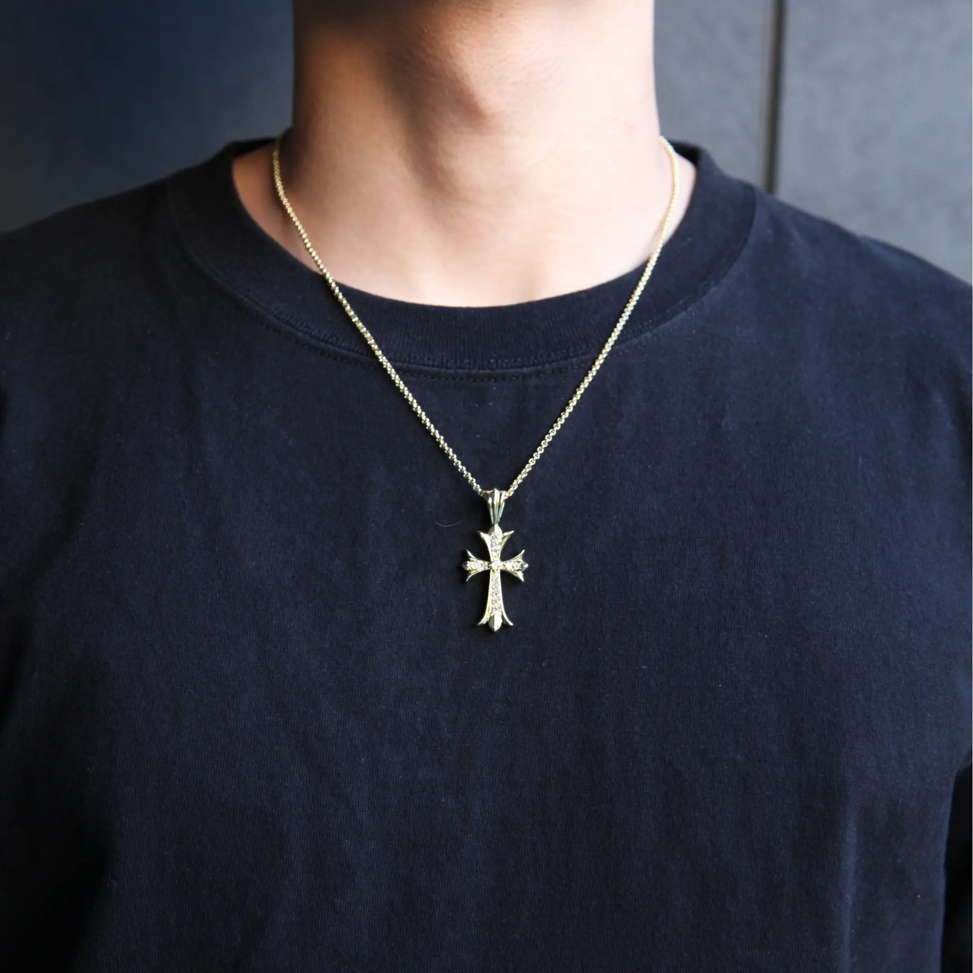 ゴールド クロス ストーン ネックレス – GILA JEWELZ ゴールド クロス ストーン ネックレス – GILA JEWELZ