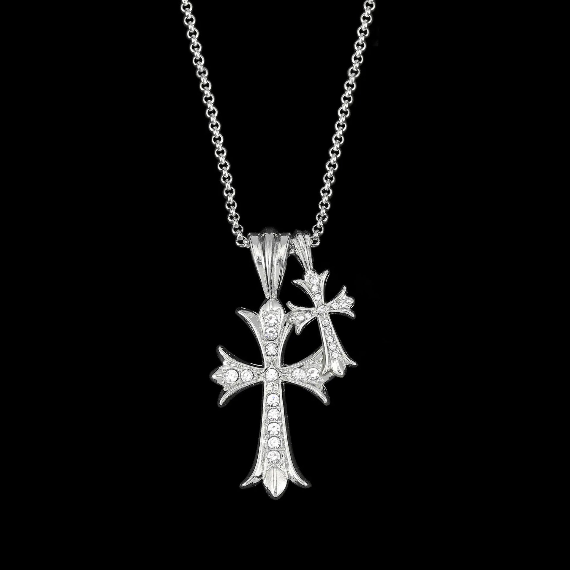 silver-double-cross-stone-