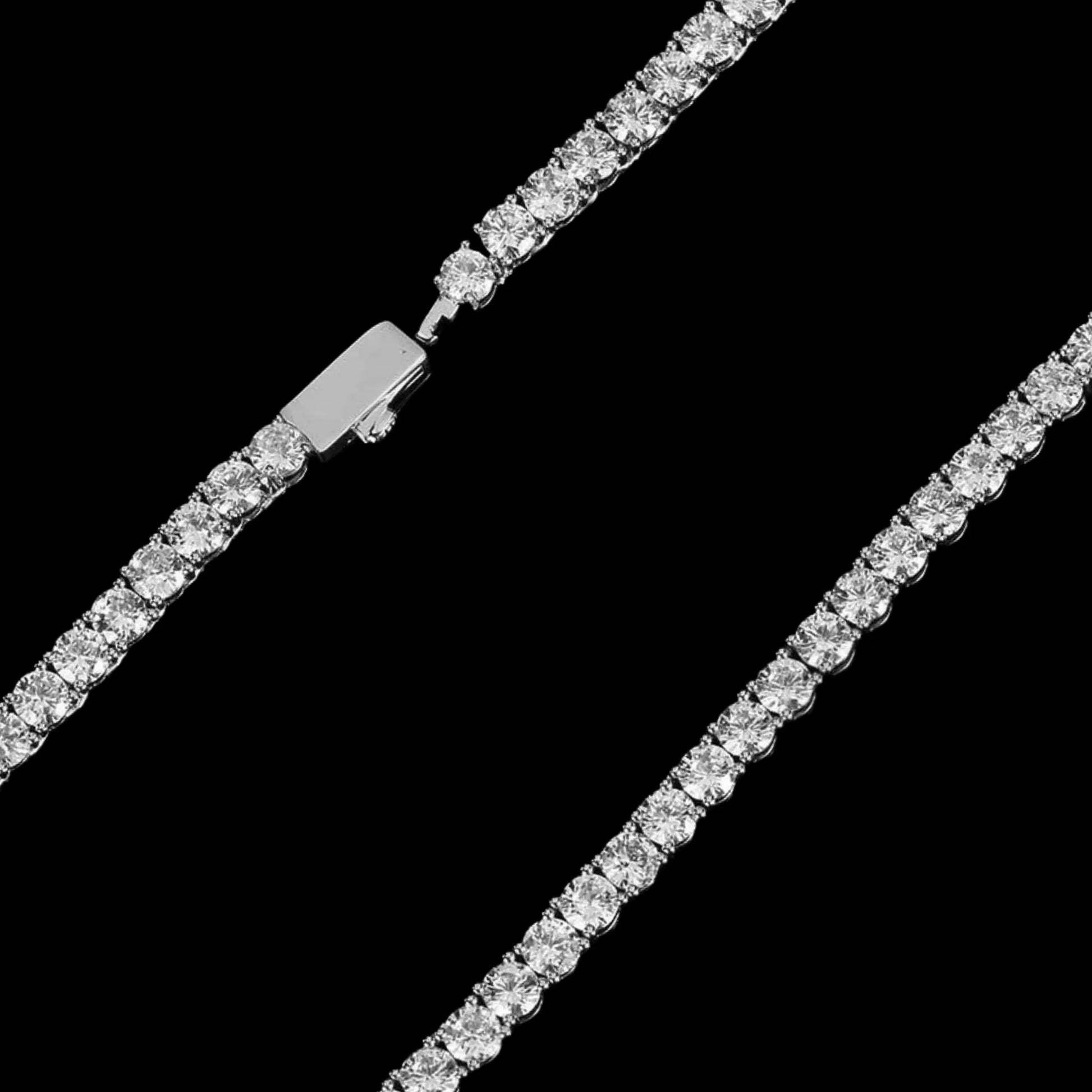 テニスチェーン silver925 シルバー テニスチェーン ネックレス – GILA JEWELZ